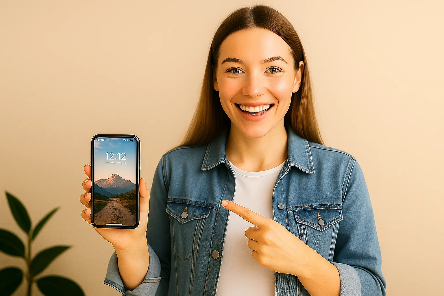 Joven cambiando de compañía móvil sin permanencia, sonriente y seguro.