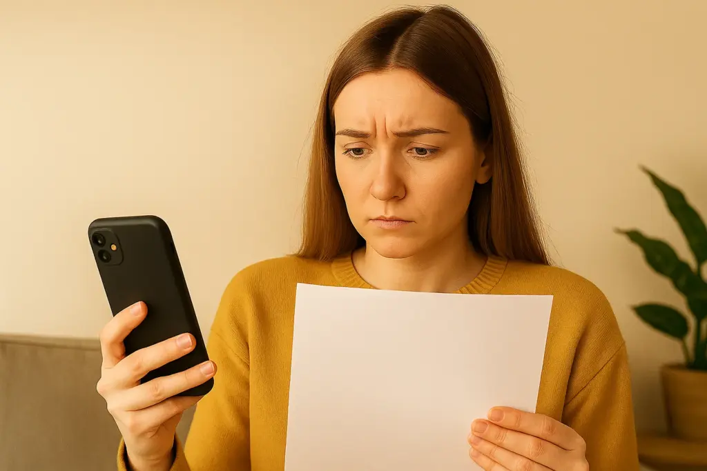 Usuario analizando penalizaciones en tarifas móviles sin permanencia