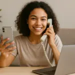 Usuario combinando fibra, fijo y móvil sin permanencia en su hogar